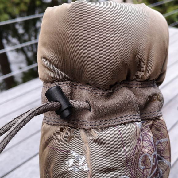 Ecco leather and fabric patterned winter boots - Picture 14 of 14